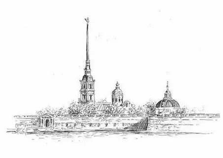 петропавловская крепость рисунок графика: 2 тыс изображений найдено в  Яндекс Картинках