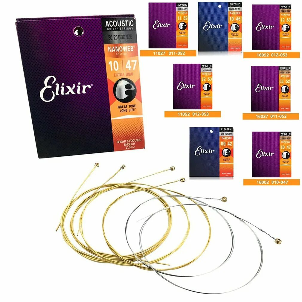 Струны elixir для акустической гитары. Elixir nanoweb 80/20 bronze. elixir 11027 80/20 bronze nanoweb custom light - (11-52). струны elixir 11027. струны elixir 10 52.