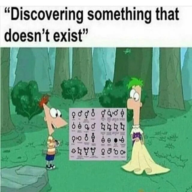 Doesn t ru. Discovering something that doesn't exist. Doesn't exist meme. Doesn't exist. DOSOMETHING tat.