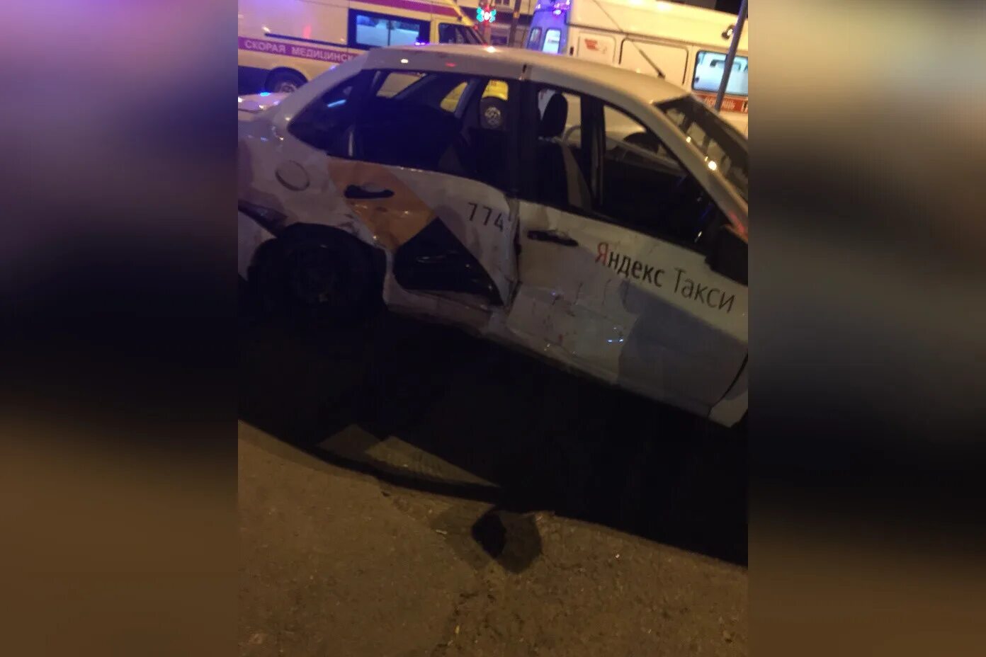 пассажиром попал в дтп в такси