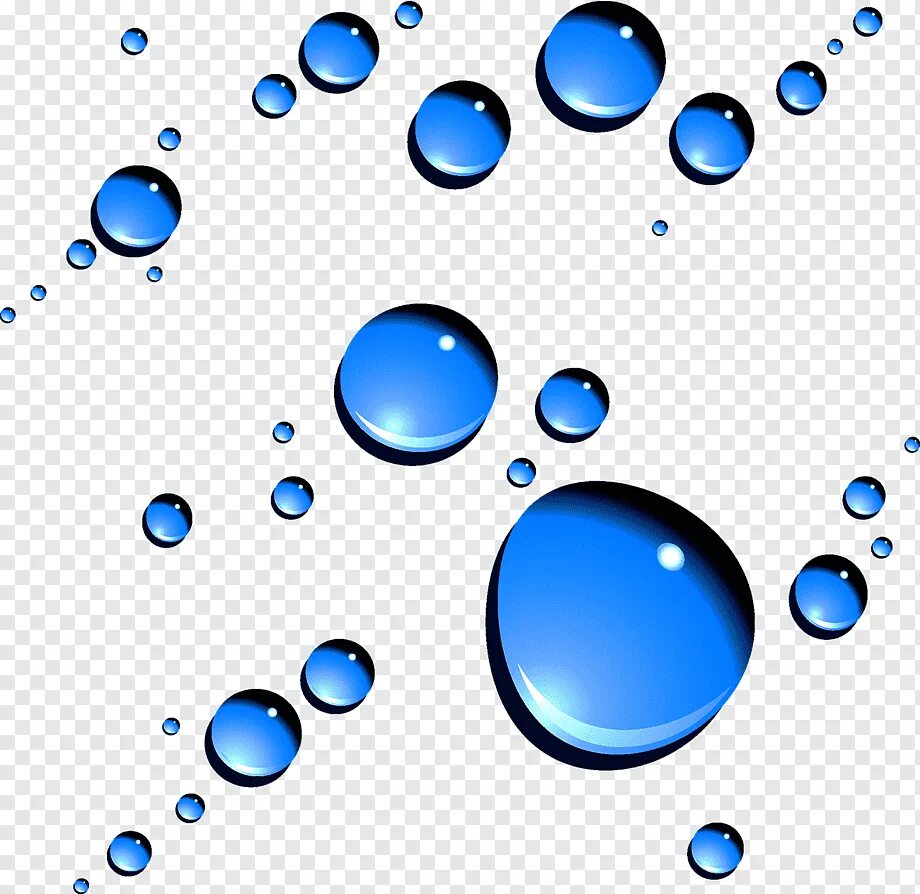 Капли воды. Капельки воды на прозрачном фоне. Прозрачные капли. Пузырьки на прозрачном фоне. Синяя капля воды