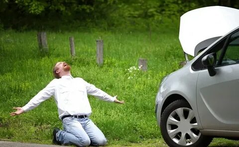 To break the car