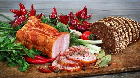 Мясо с овощами в хлебе