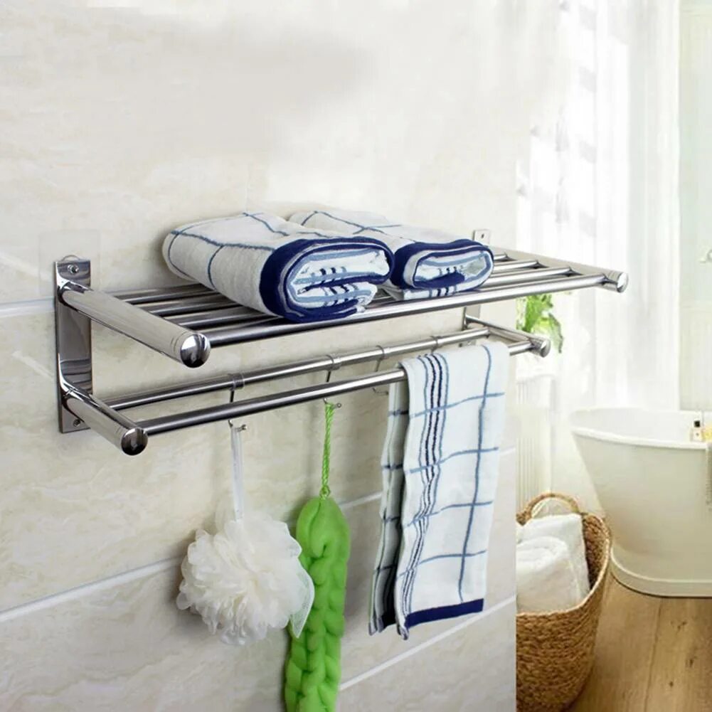 Штука для полотенец. Сушилка для белья Stainless Steel Towel Rack. Полка для полотенец. Полка для полотенец в ванную комнату. Полеа в ванну для полотенец.