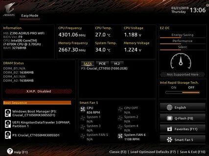 Обновление bios gigabyte