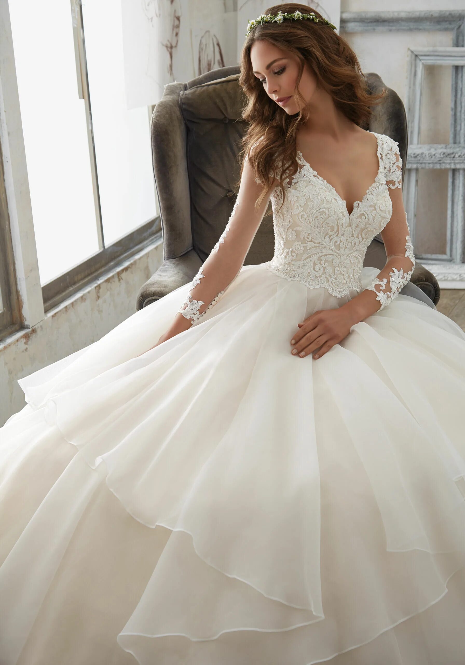 Mori Lee. Свадебные платья. Платье невесты. Свадебные платья пышные