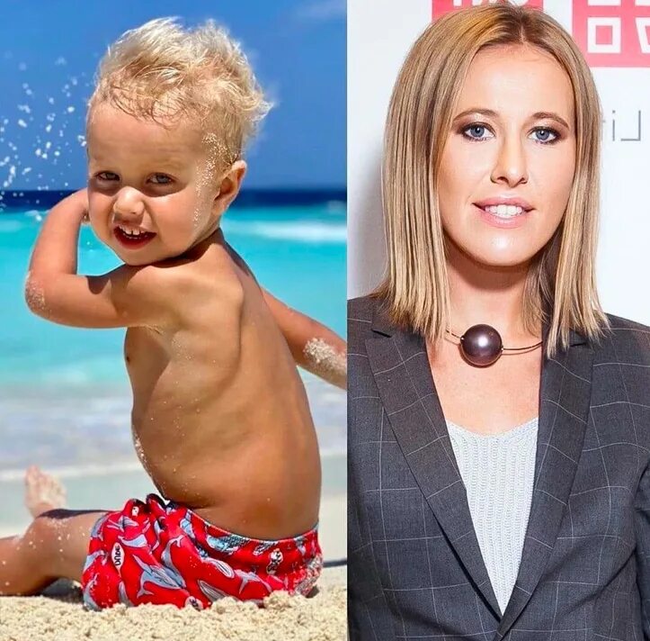 Сын ксении собчак платон фото сейчас Mumin fashionista: Sobchak captured the grown-up son from Vitorgan in a stylish