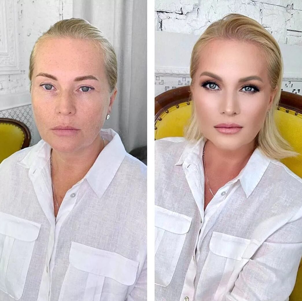 Как изменить внешность. Лена Мотинова визажист. Макияж до и после. Девушки до и после макияжа. Макияж Преображение до и после.