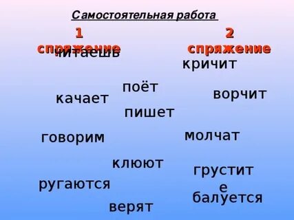 Кричащий глагол