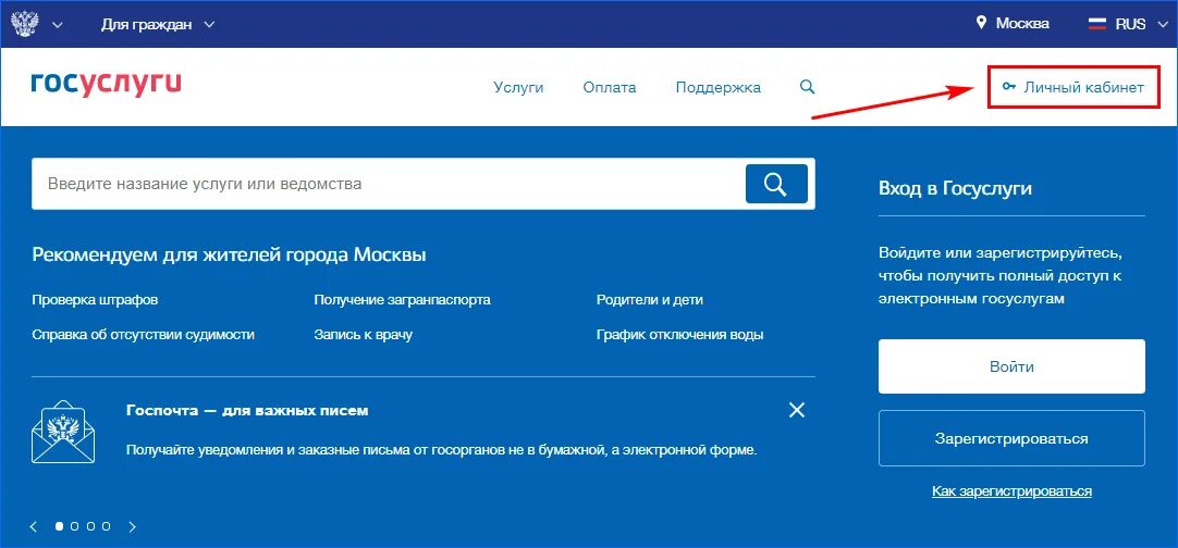 Получила зарегистрирована