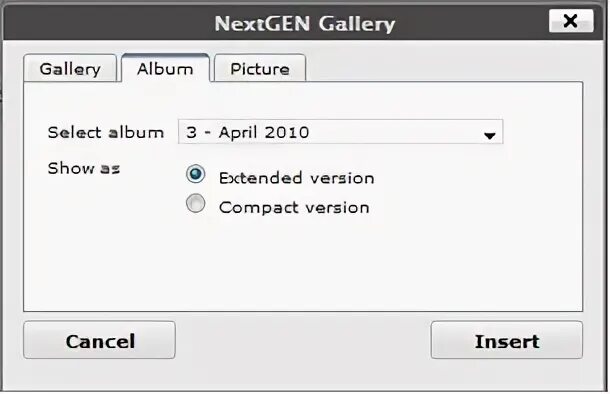 Nextgen gallery