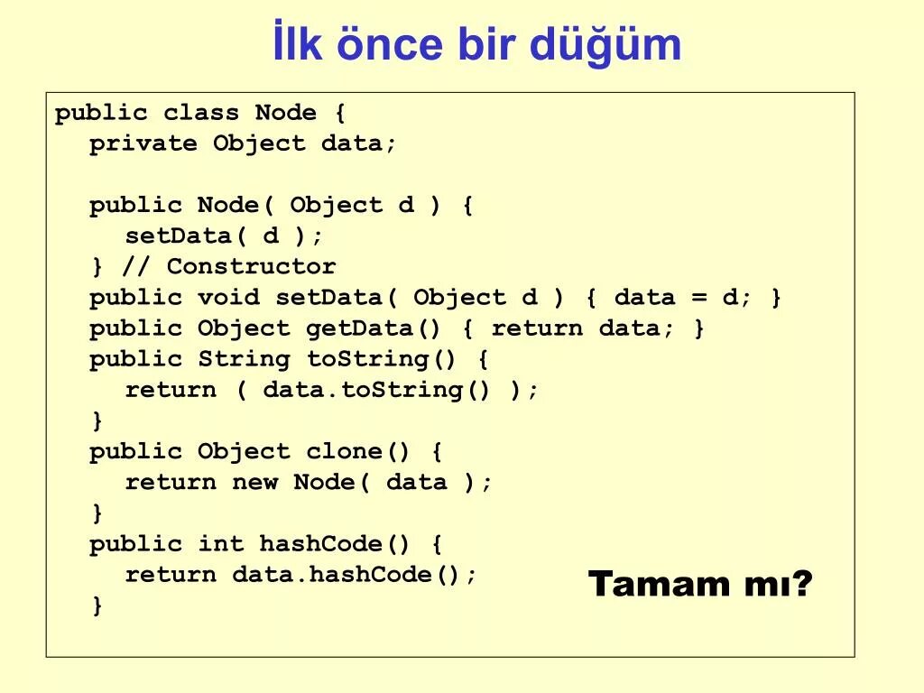 Class node. Public class. Public override Bool equals(object obj).