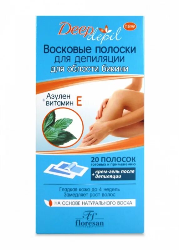 Восковые полоски depil