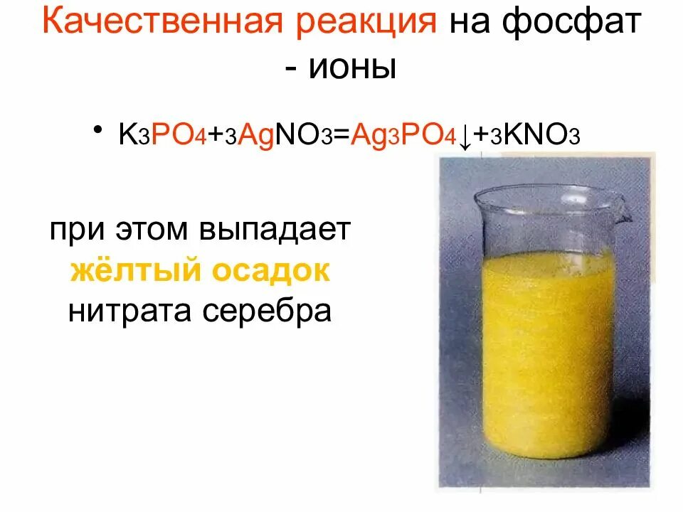 Нитрат цинка цвет осадка