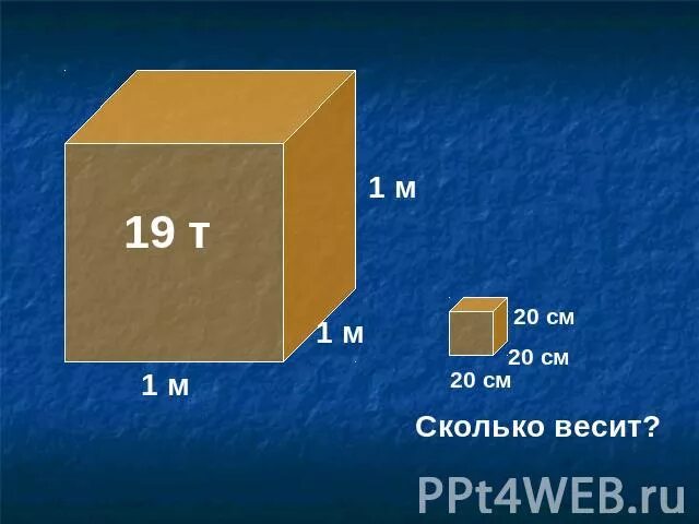 Плотность редкого металла осмия равна 22600 кг