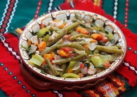 Спаржевая фасоль по грузински