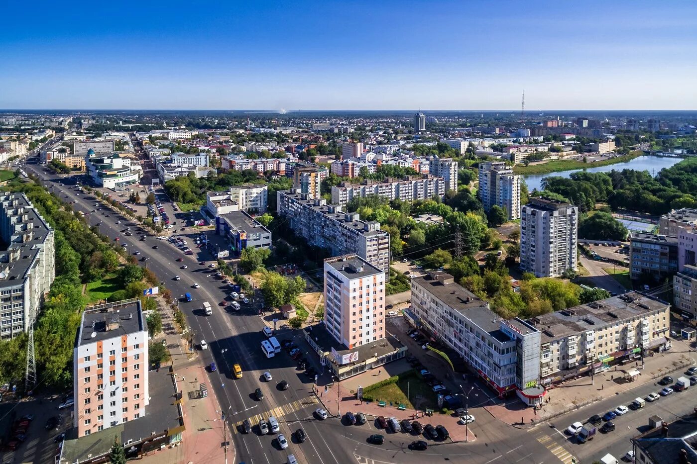 Где жить в твери. Тверь с птичьего полета. Тверь центр города. Центр Твери с высоты птичьего. Современная Тверь.