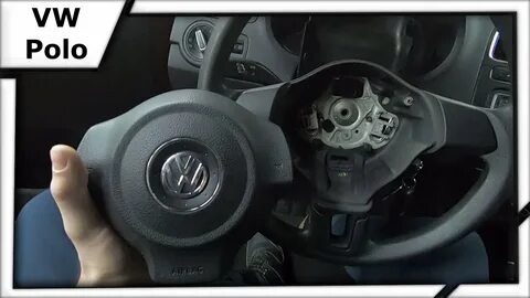 Как снять руль vw