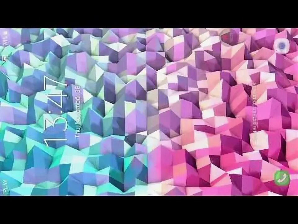 Crystals play. Crystals play