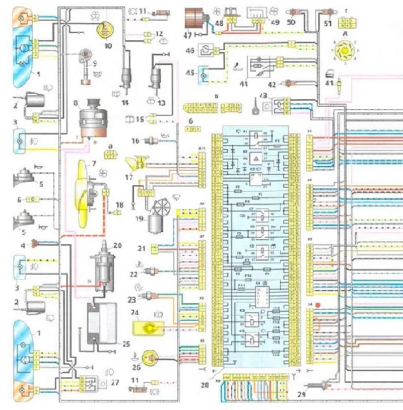 Расход ваз 2115 инжектор. Схема электрооборудования ВАЗ 2115 инжекторная. Схема электропроводки ВАЗ 2115 инжектор. Схема электропроводки ВАЗ 2115 инжектор 8. Электросхема сигнала ВАЗ 2115.