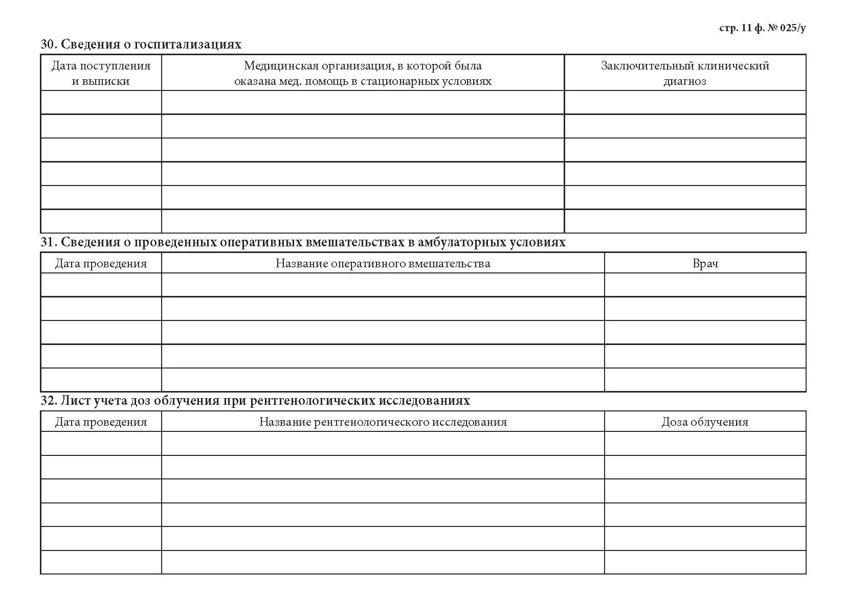 Учетная карта пациента. Форма 025 у приказ Министерства здравоохранения РФ. 025 У медицинская карта. Амбулаторная карта форма 025 у. Медкарта амбулаторного больного форма 025/у.