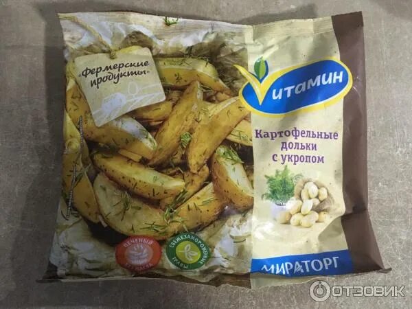 Картофельные дольки с укропом мираторг. Картофельные дольки с укропом. картофельные дольки в упаковке.
