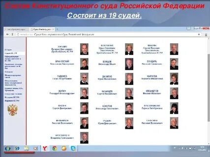 Состав судей