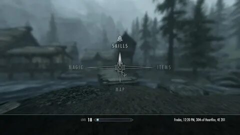 Skyrim se menu