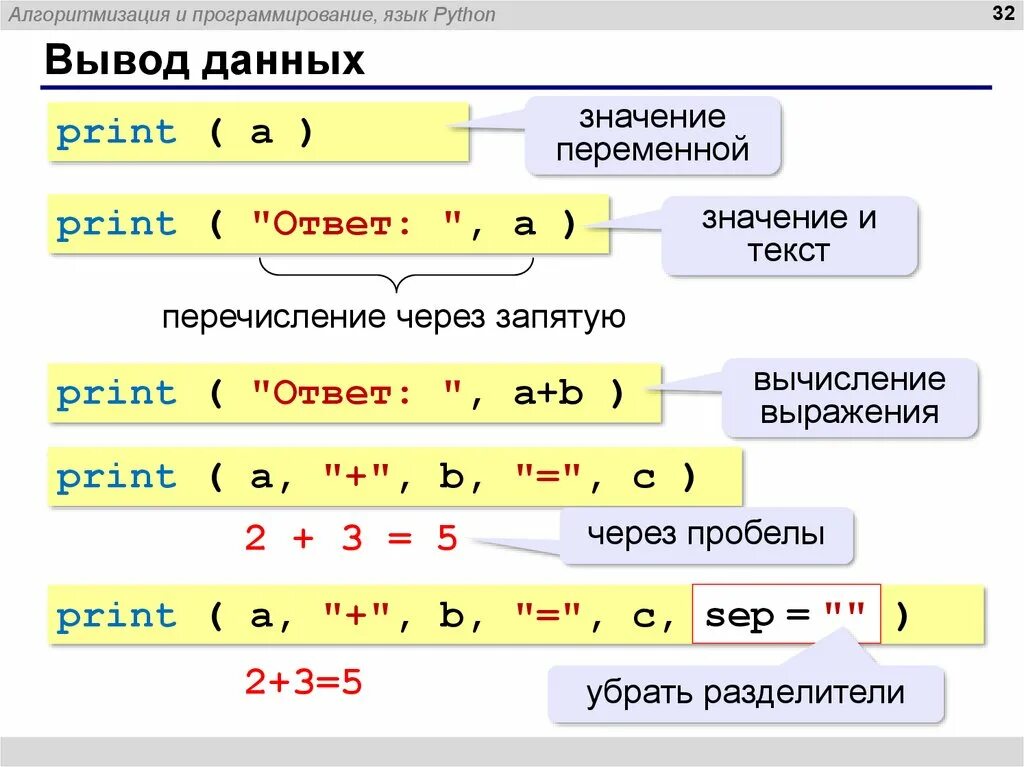 Программа с функцией питон. Питон формулы. Вывод данных в питоне. Вывод функции в питоне. Python 3 операции