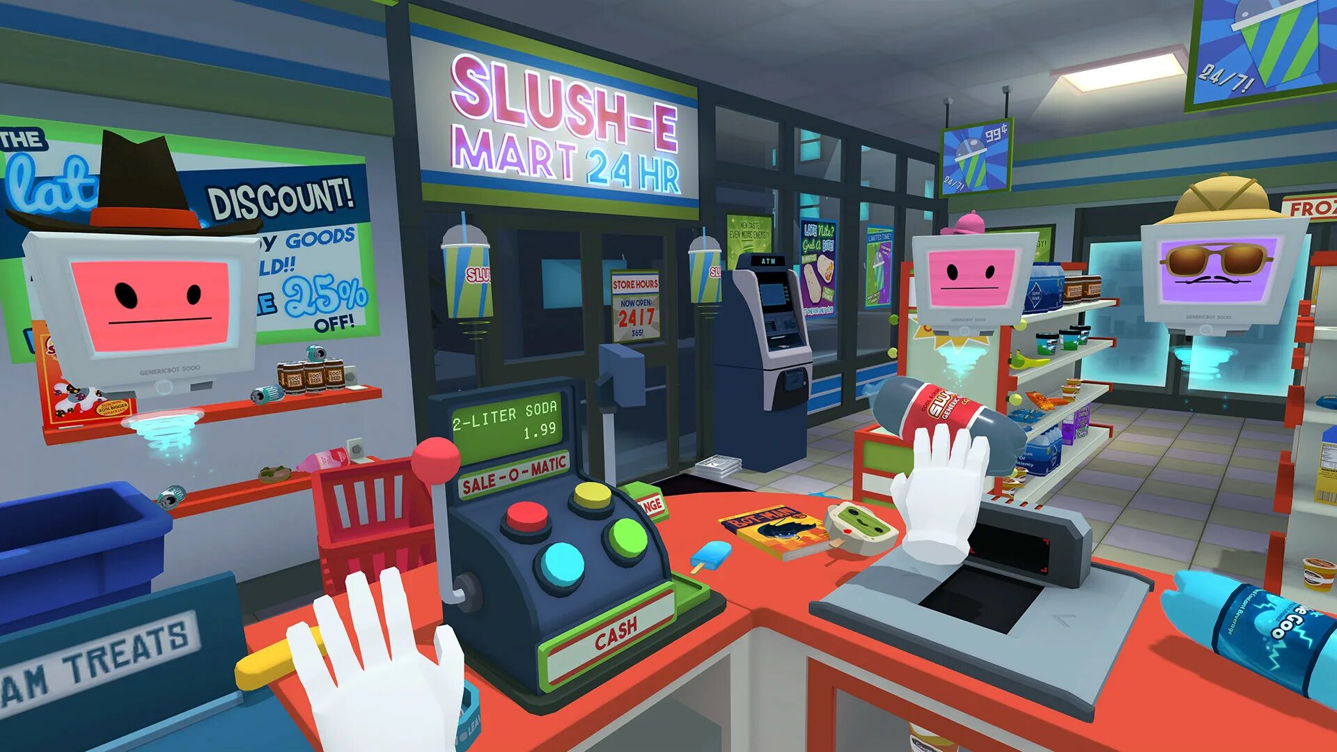 Джоб симулятор ВР. Игра ВР job Simulator. Job Simulator ps4 VR. Job Simulator магазин.