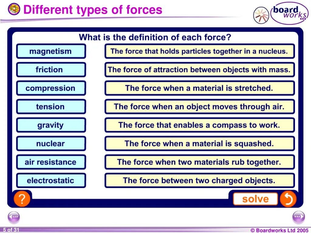 Each definition