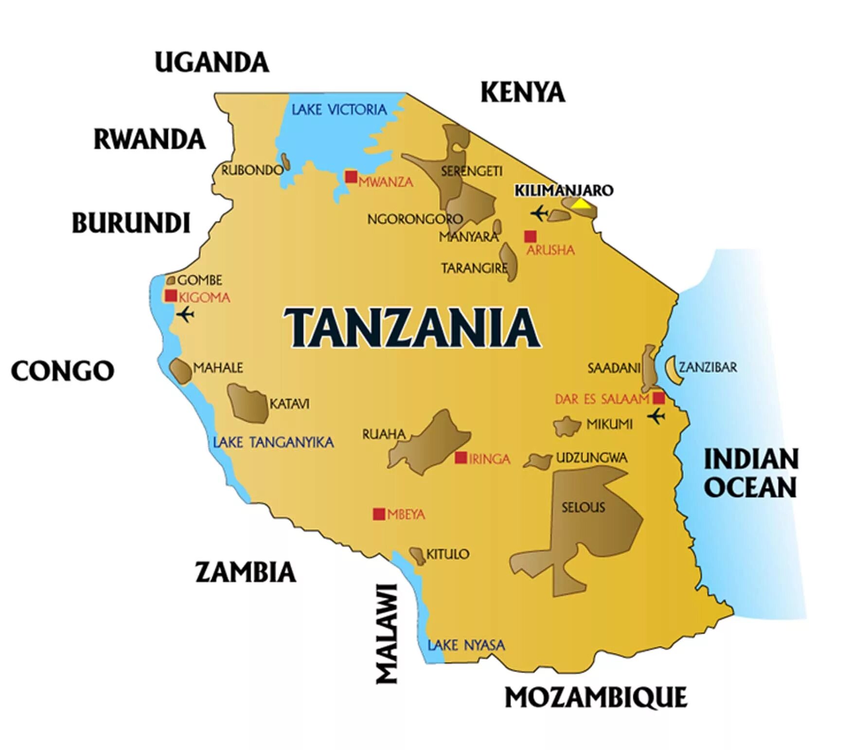 Особенности страны танзания. Географическая карта Танзании. Расположение Танзании на карте. Танзания границы на карте. Географическое положение Танзании на карте.