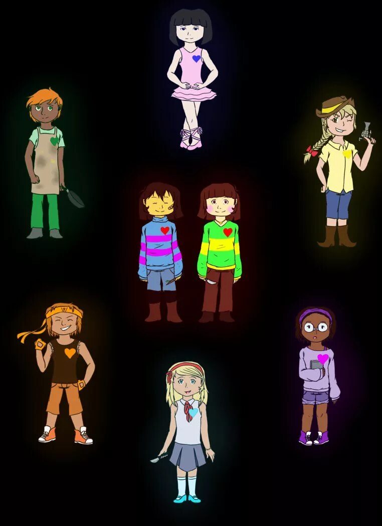 Души из андертейл. Андертейл чара и фриск. Undertale фриск решимость. Андертейл души детей имена. Души людей undertale.