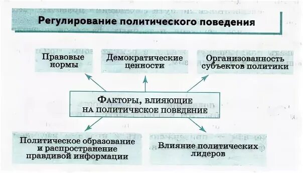 Как различаются формы политического поведения приведите примеры