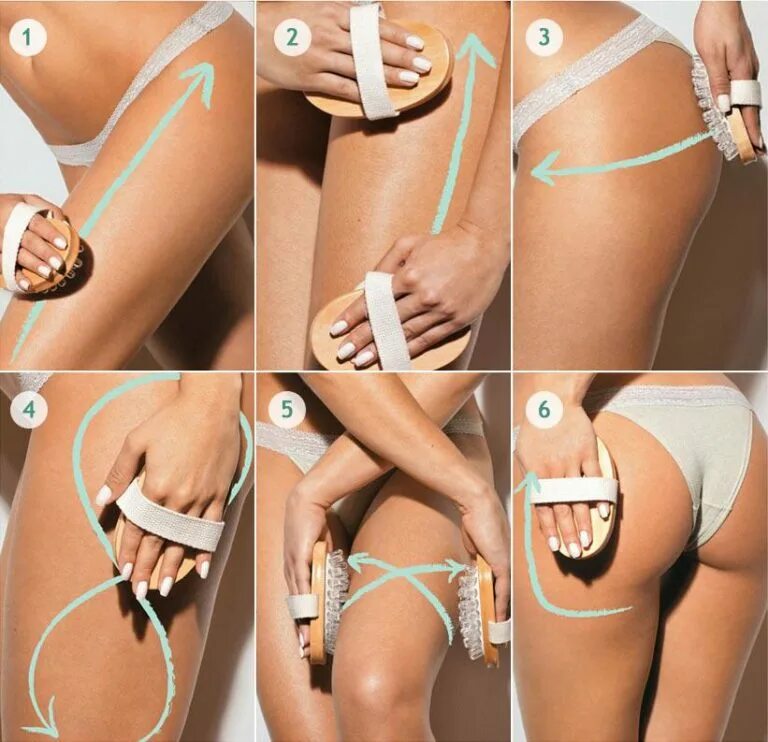 Щетка для массажа. Сухой антицеллюлитный массаж. Сухой антицеллюлитный массаж. Сухой антицеллюлитный массаж. Массаж сухой щёткой техника от целлюлита схема.