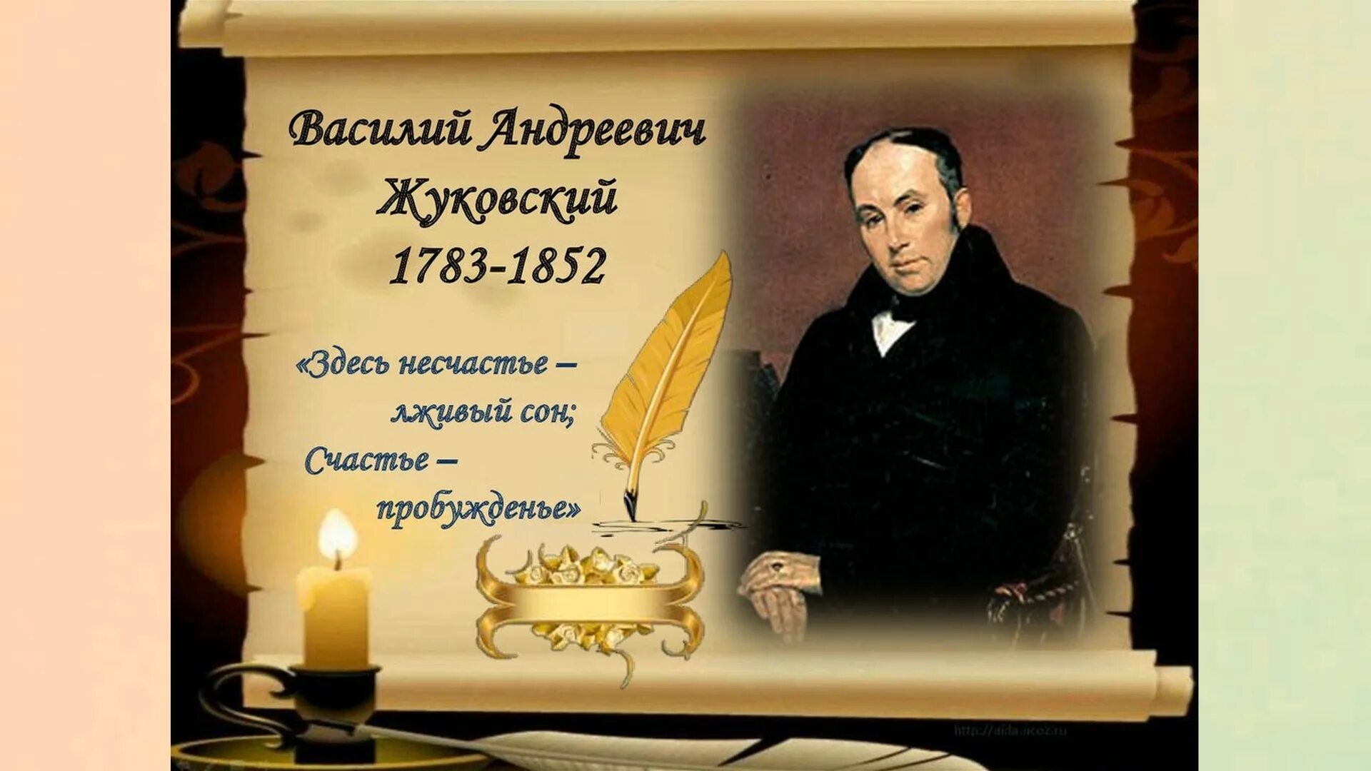 Жуковский произведение вечер. Жуковский произведение вечер
