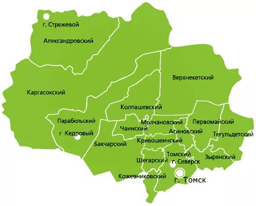 Томск 1 карта. Географическая карта Томской области. Карта Томской области с районами. Карта Томской области по районам. Административная карта Томской области по районам.