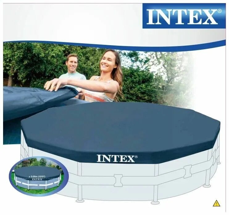 Тенты для каркасных бассейнов intex. Intex 305 см 28030. натяжной тент intex 28030 / 58036 3.05 м. 28030 тент интекс. 28030 intex тент для каркасного.