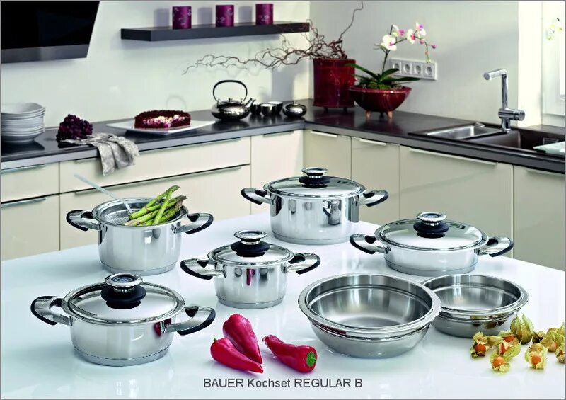 кастрюля 2 л с термодатчиком бауэр. посуда фирмы бауэр германия. посуда фирмы бауэр германия. посуда бауэр. кастрюли фирмы бауэр 25000.