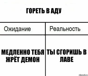 Ты сгоришь в аду