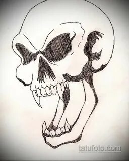 Нарисовать нарисованные рисунки черепа