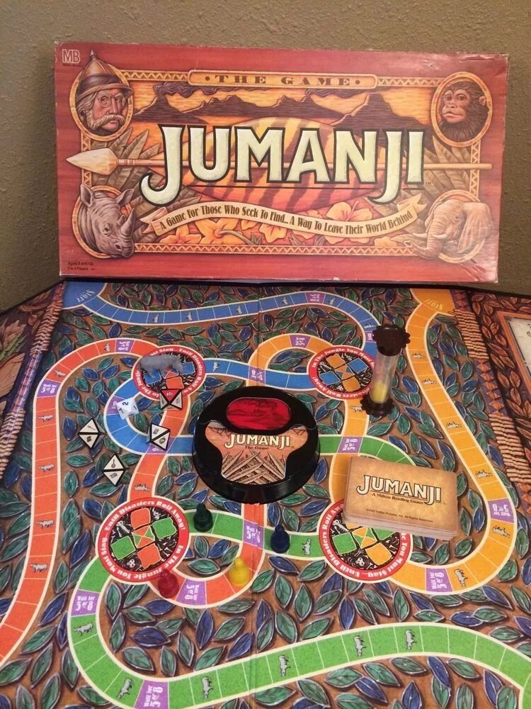Купить джуманджи настольная. Jumanji Board 1995. Gameboard Джуманджи. Карта игры Джуманджи. Карточки Джуманджи.