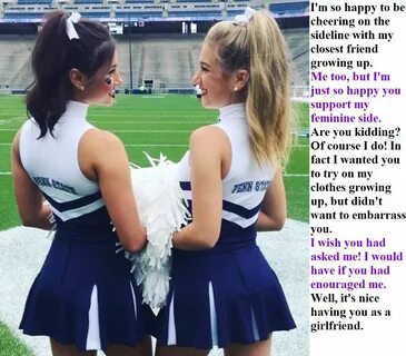 Cheerleader porn captions.