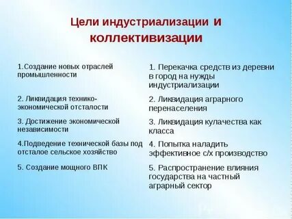 2 индустриализация и коллективизация