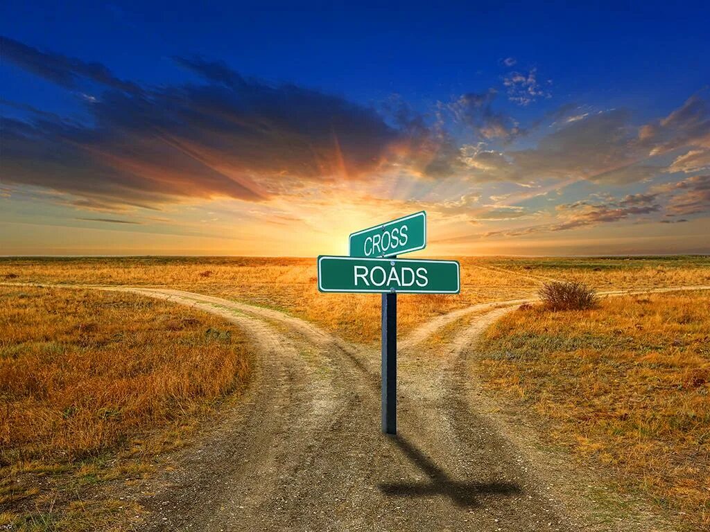 Crossing roads