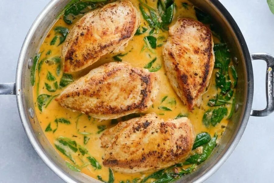 Как приготовить куриную грудку со сливками