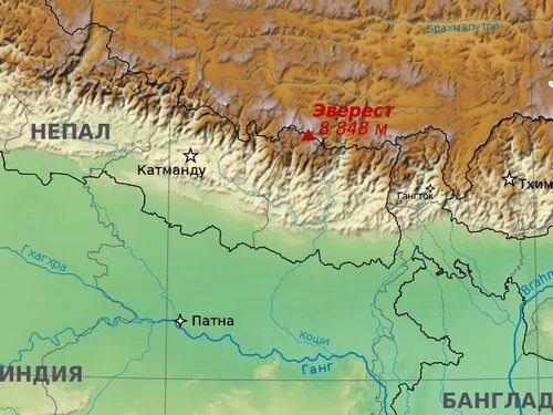 Непал гора Эверест на карте. Местоположение горы Эверест на карте. Где находится гора Джомолунгма на карте. Гора Джомолунгма Эверест на карте. Где находится эверест на физической карте