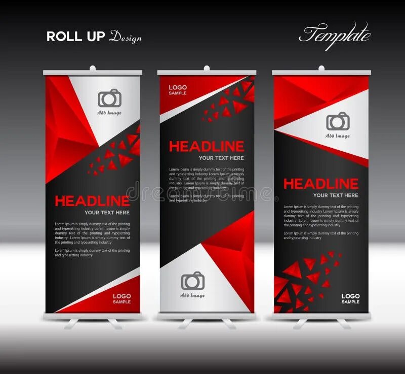 Red roll. Roll p banner. Background for Roll up banner Design. Строгий вид баннера. Banner Stand Template.