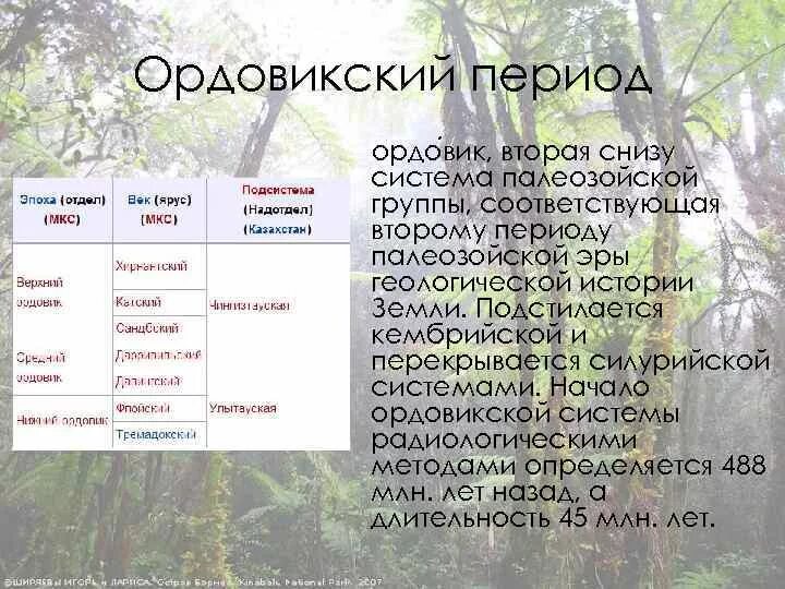 Геологическая эра палеозойская