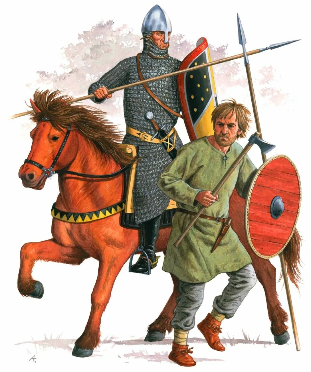Xi вв. Воины англосаксы 11 века. Нормандский воин 11 века. Нормандские Рыцари 11 века. Англосаксонский воин 11 века.